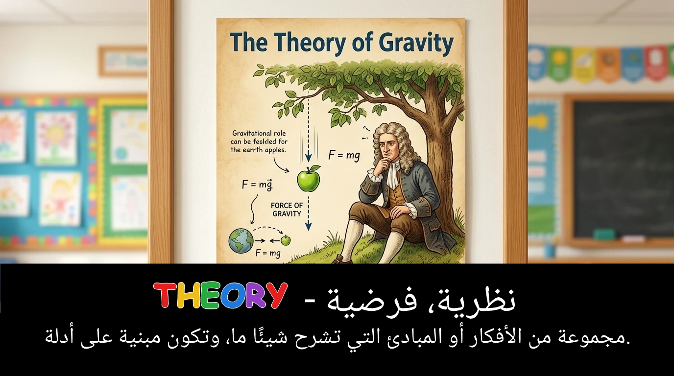 Arabic Illustration for theory